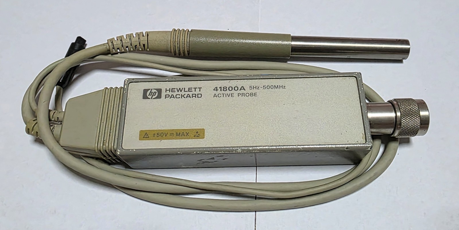 Hp, Agilent Keysight 41800A, Active Probe, Frequency Range 5 Hz – 500 Mhz