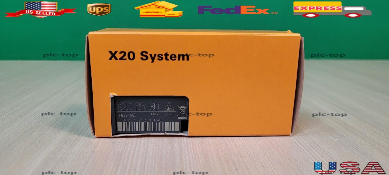 US Free TAX B&R X20BB80 X20 BB 80 Module New In Box Fast Free USA Shipping