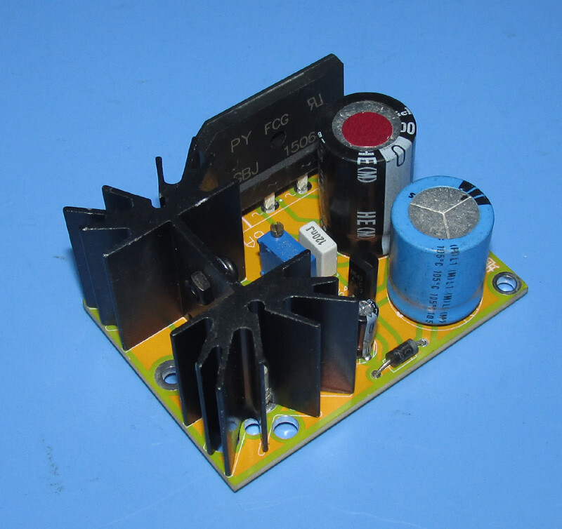 DC 1.2V-37V LM317 Adjustable Regulated Soft Start Power for 6.3v 12.6v Filament