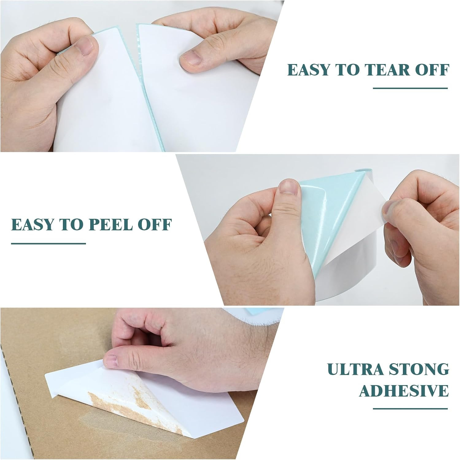 2500 PCS 4″X6″ Thermal Shipping Labels, 250 Labels/Roll, White