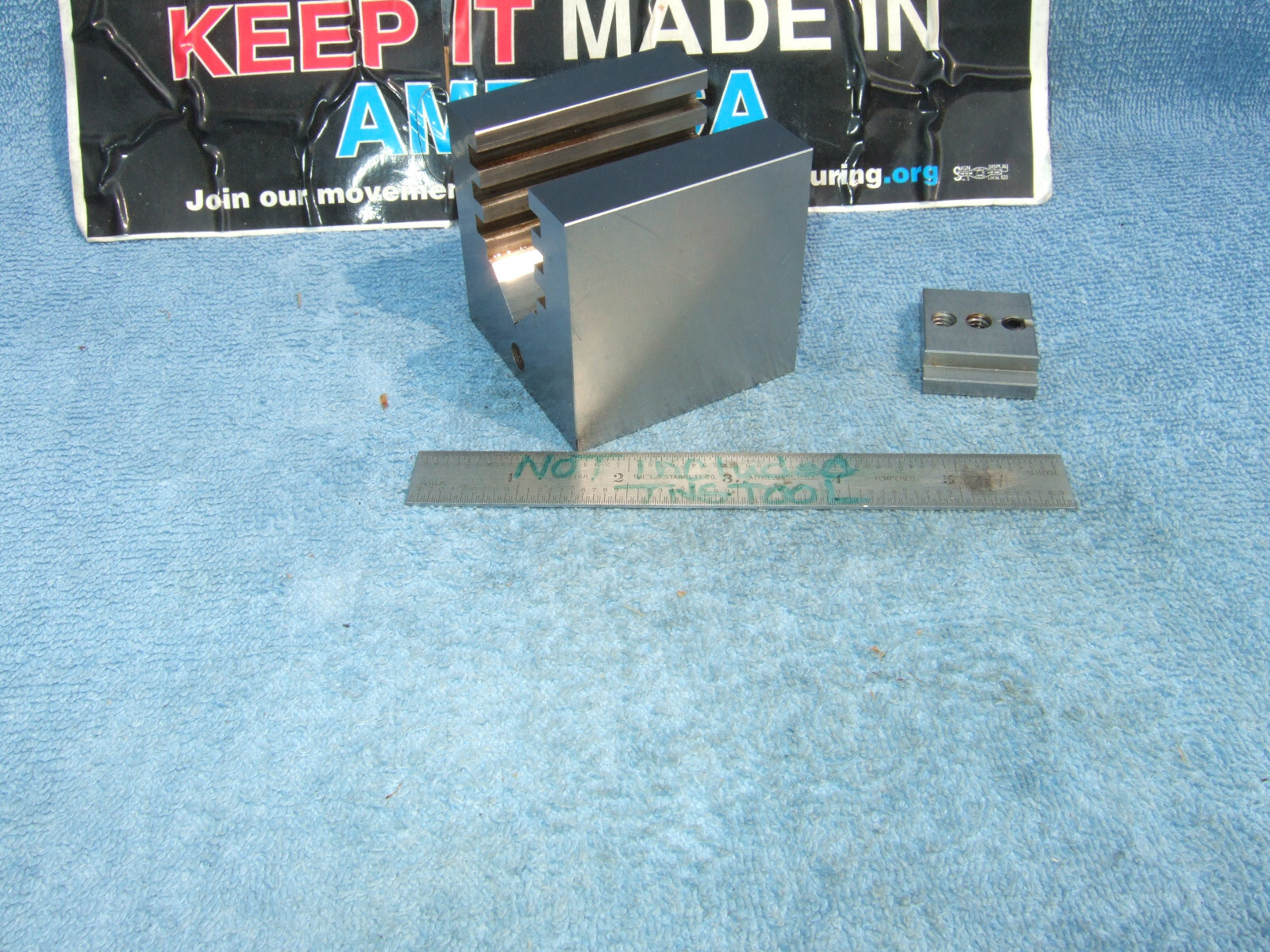 HERMANN SCHMIDT TYPE UCV W/CLAMP SQUARE GRIND V-BLOCK TOOLMAKER MACHINIST USED