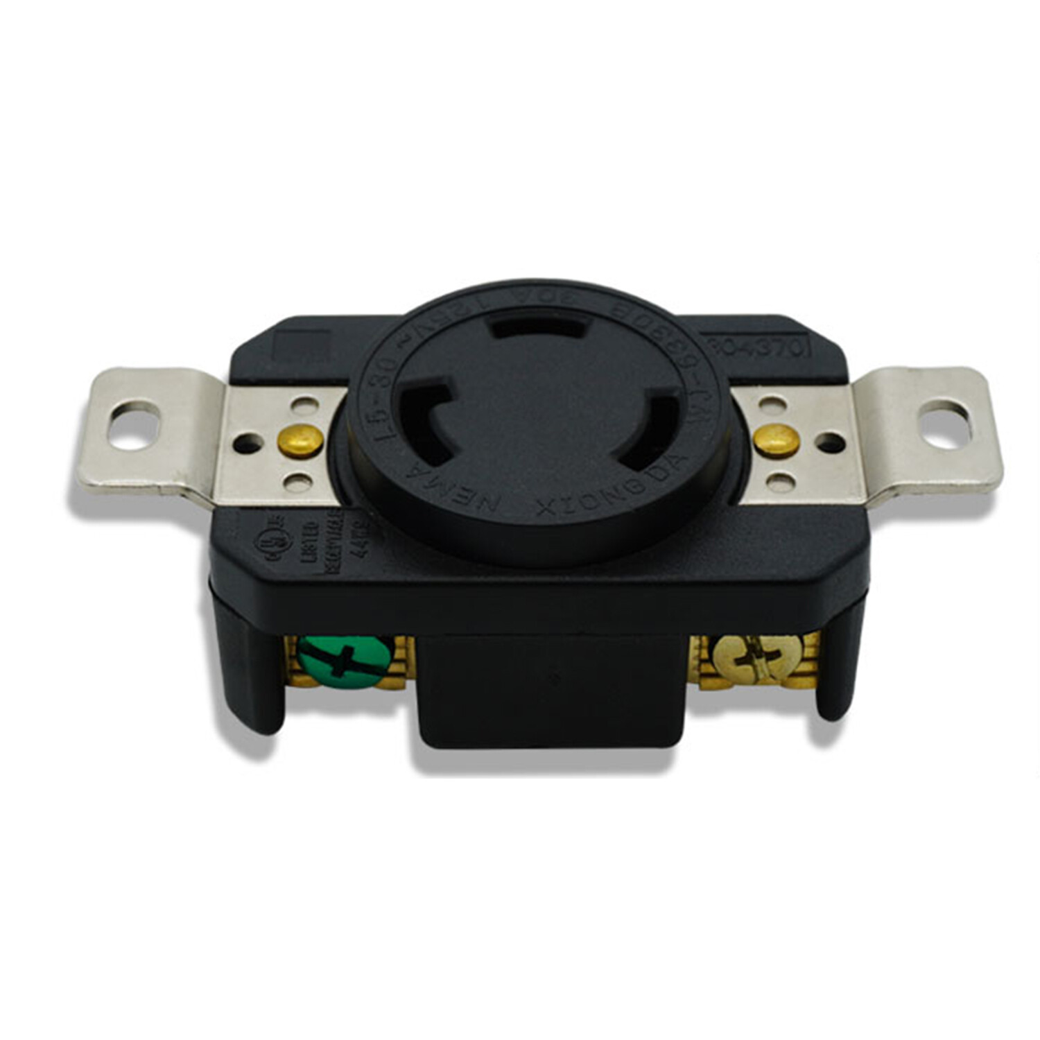NEMA L5-30R Female Twist Lock 30A 125V 3 Wire Locking Receptacle L530R L5-30