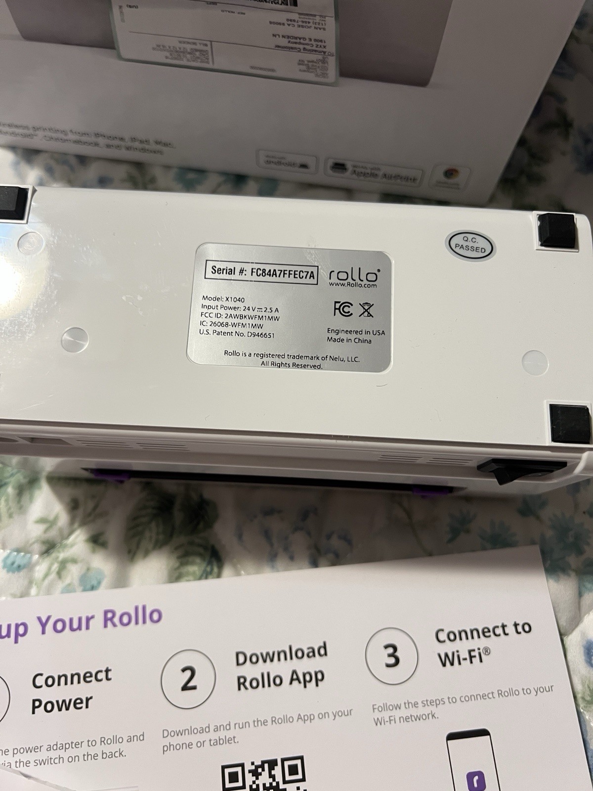 ALL 3-White Rollo X1040-Wireless Thermal Label Printer&Shipping Scale&500 Labels