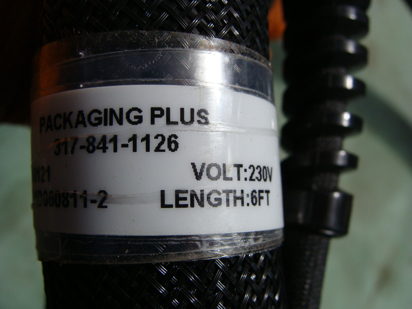 PACKAGING PLUS HOT MELT GLUE HOSE 100121 230V 6FT W/THERMOSTAT 351-253971 102W