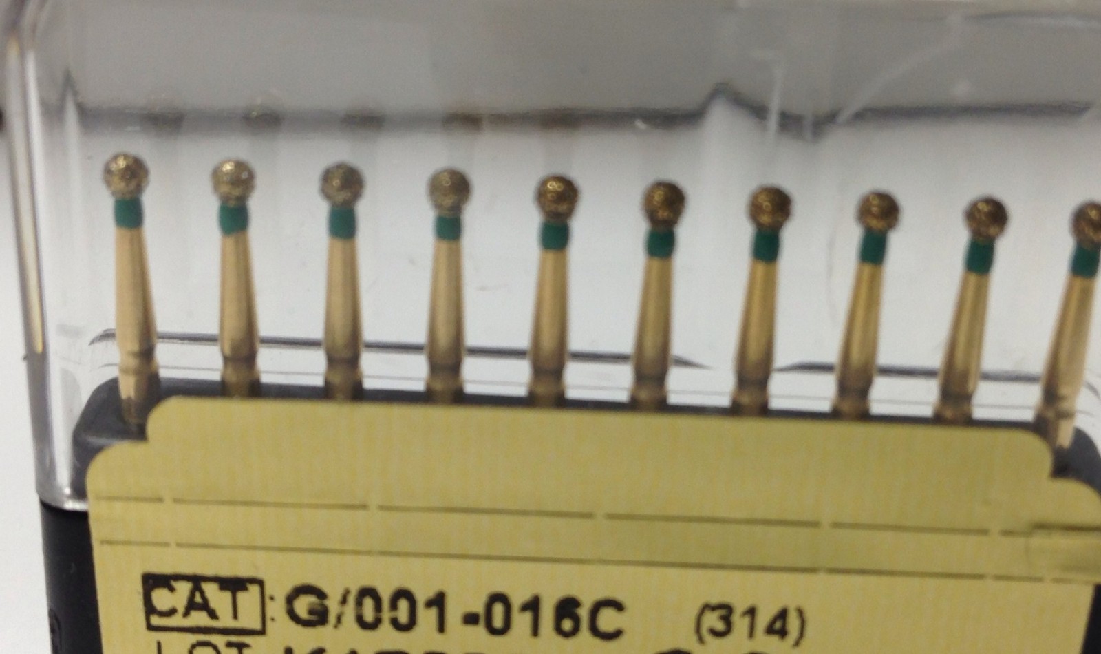 Dental Diamond Burr Extra Coarse ( 20 ) Round / Ball (801) # G/001-016xc