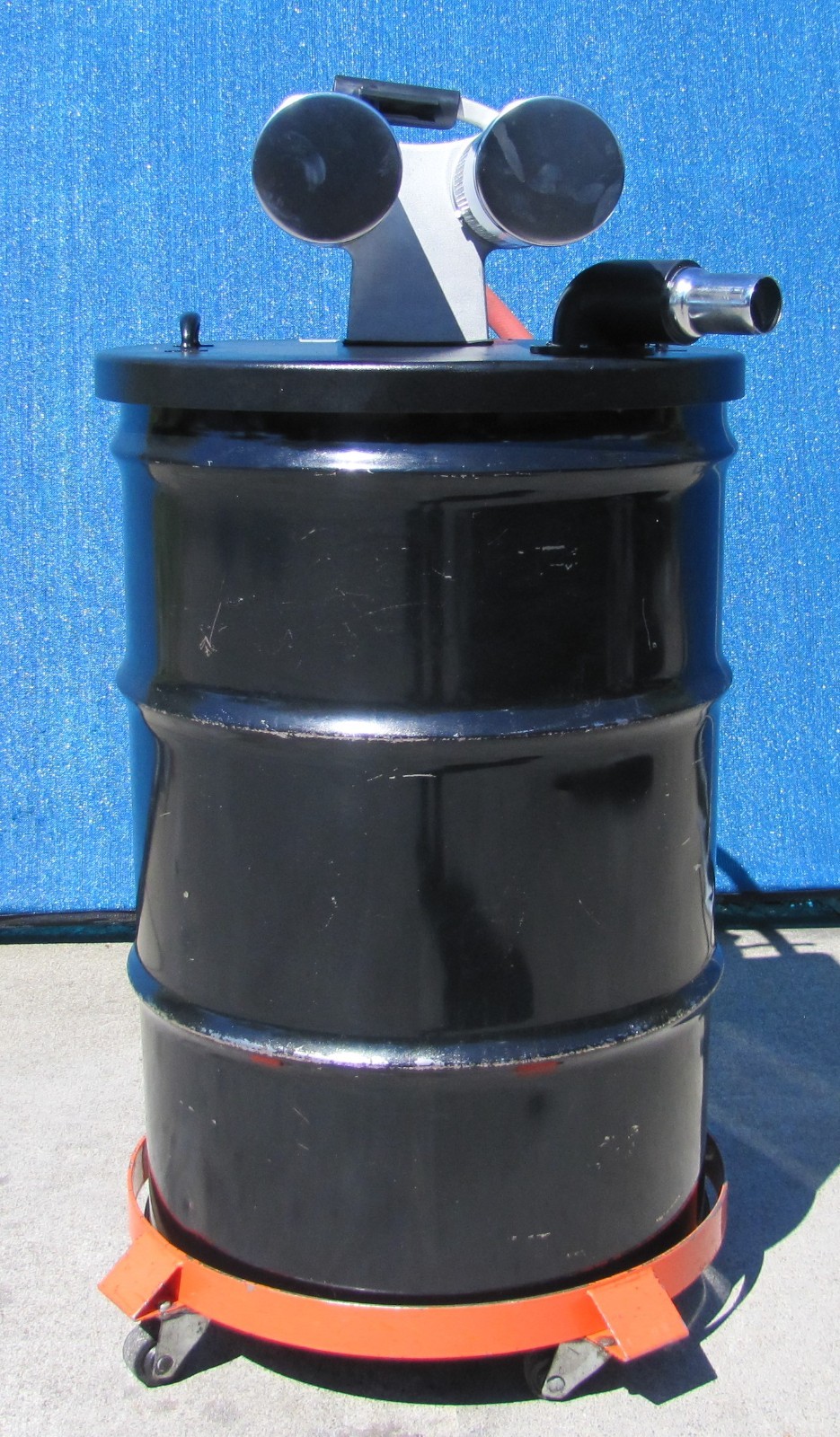 Guard Air Portable Air Powered Vacuum Cleaner 55 Gallon Drum w/ Air Hose