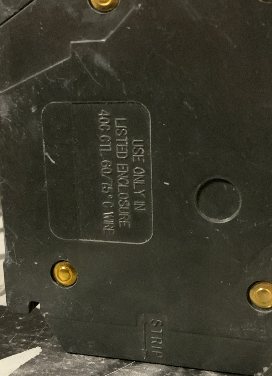 ➿ EATON 15/30 Amp Quad Circuit Breaker -BQC Type BR, Common Trip, UL Listed