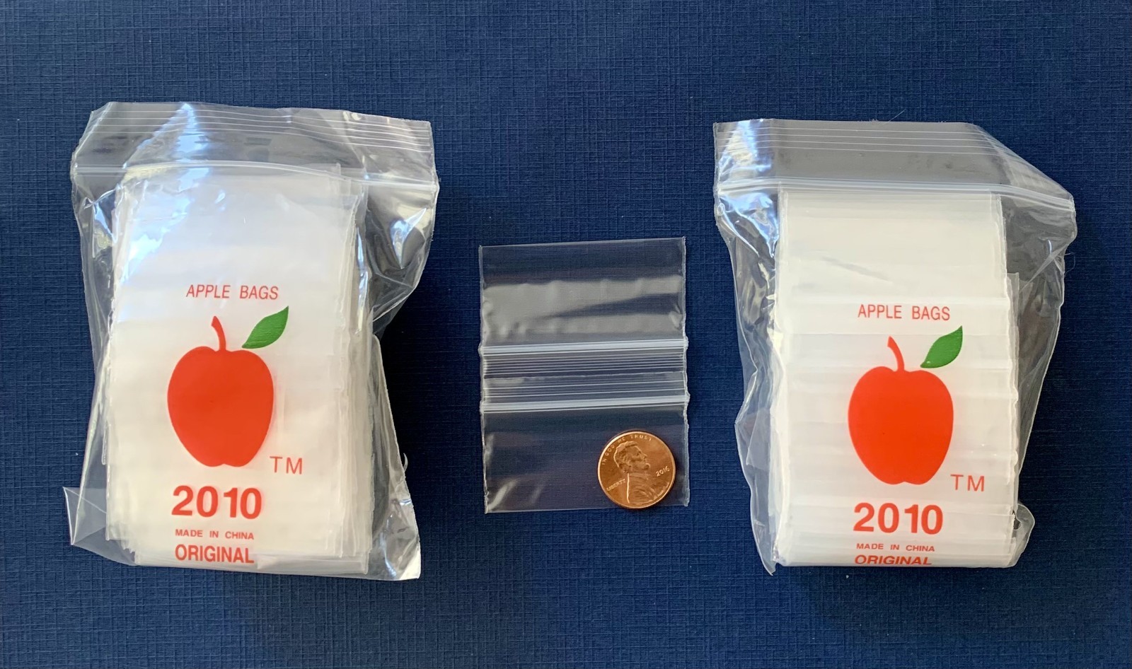 100 Count Clear 2.0″ x 1.0″ baggies 2010 mini ziplock reclosable bags 