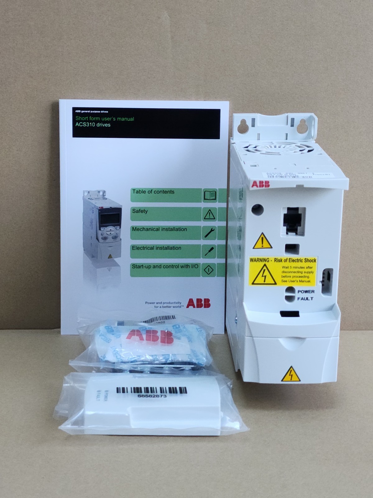 ACS310-03U-09A7-4 ABB ACS310 4KW 440V VFD
