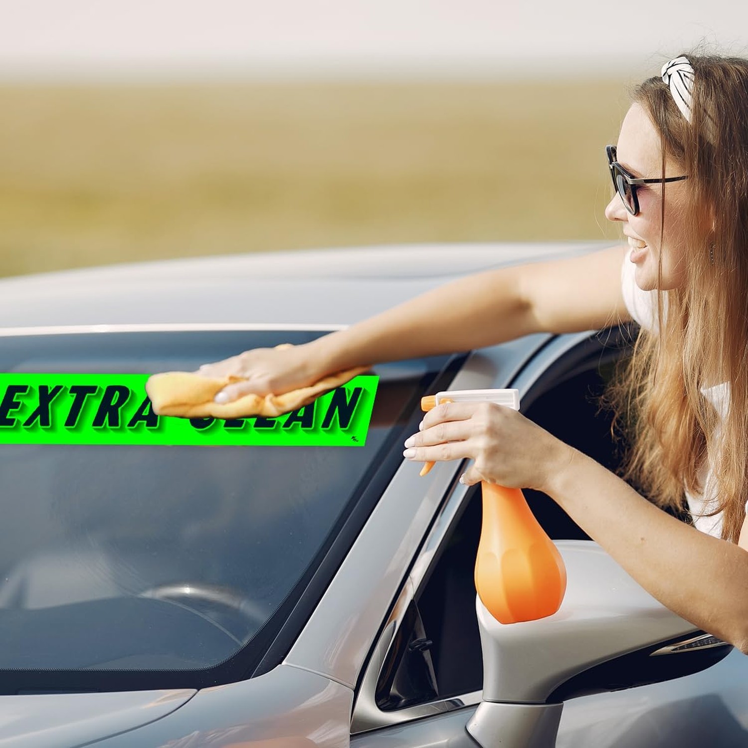 Versa-Tags Chartreuse Green Vinyl Slogan Stickers – 12-Pack for Car Dealer Wi…