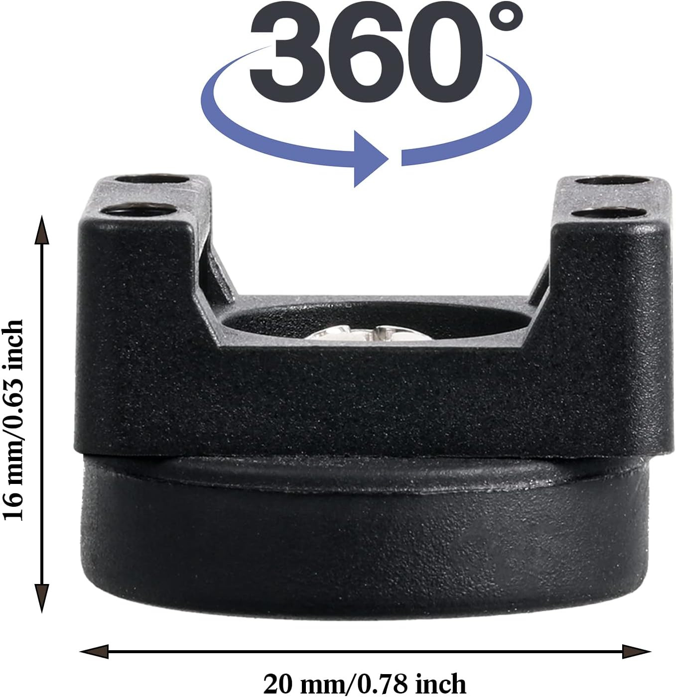 Yookeer 60 Pieces Magnetic Zip Tie Mount Multipurpose Cable Holder Magnets Magne