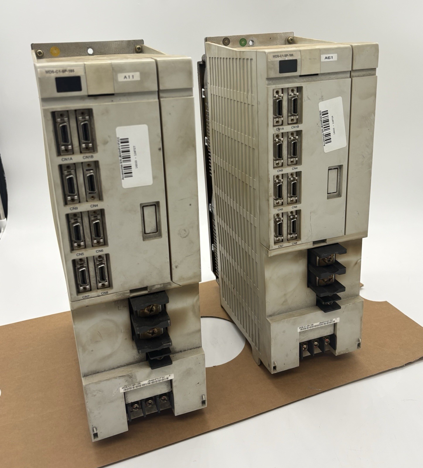 2x MITSUBISHI SPINDLE DRIVE UNIT MDS-C1-SP-185 Untested Free 30 day return