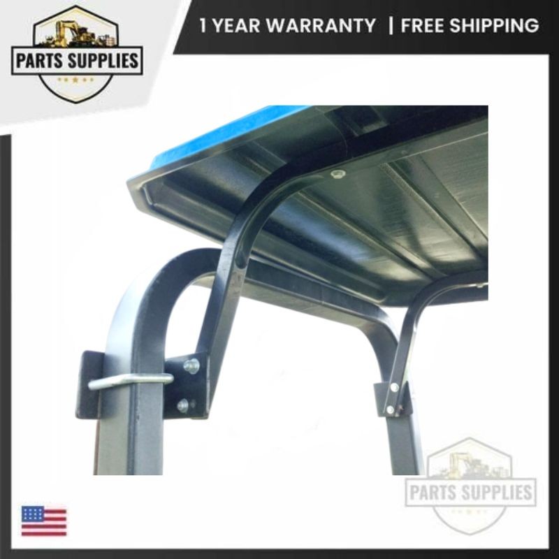 37″x45″ Blue SunGuard ABS Canopy with Quick Off/On Strut for New Holland Tractor