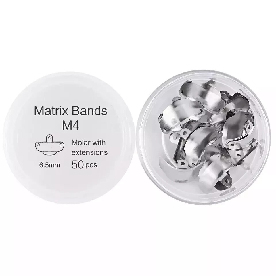 Dental Metal Matrices Sectional Molar Matrix Refill Soft Band 50 Pcs/Pack