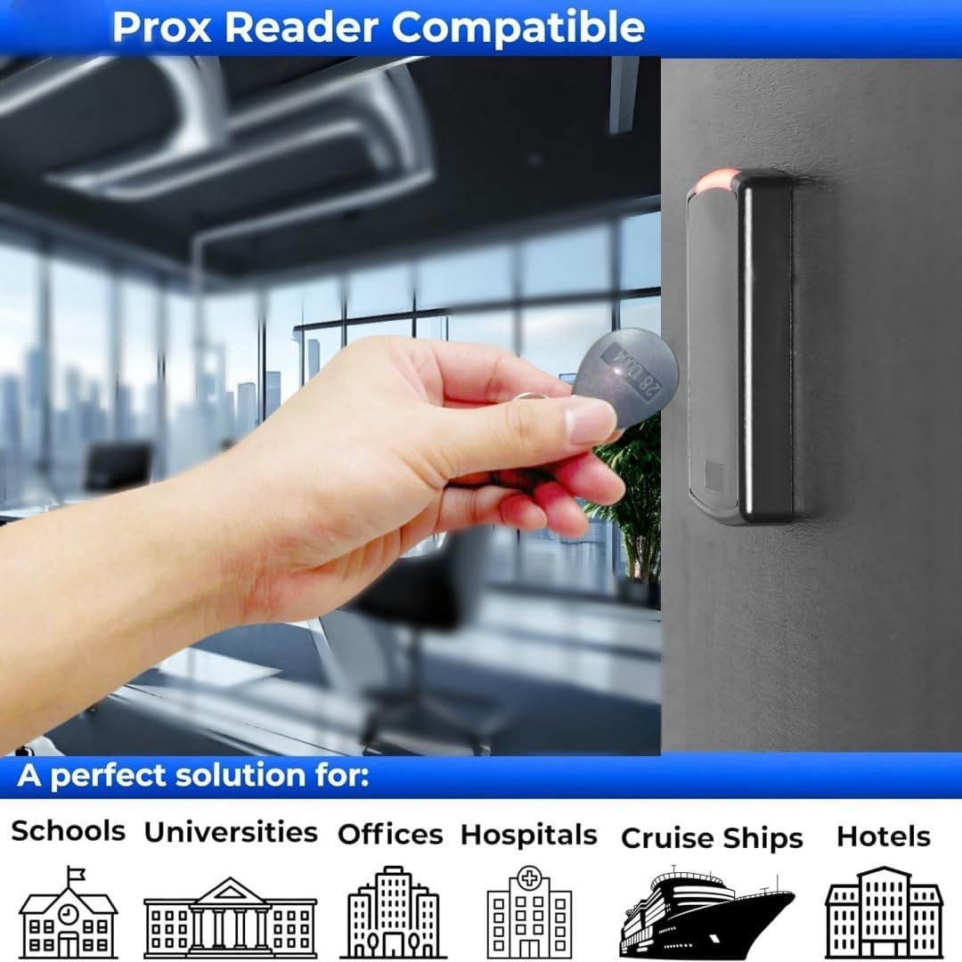 100 pcs Proximity Key Fobs 26 Bit AuthorizID Weigand Prox Keyfobs Keytags Token
