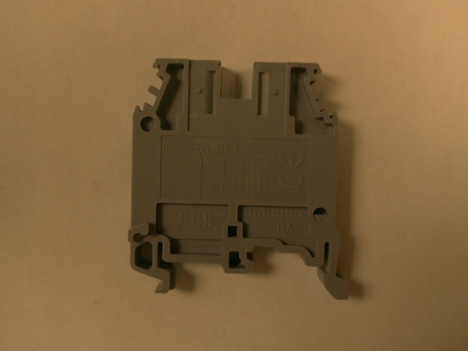 Terminal Block ABB Entrelec 0115 116.07 Feed Through Type: M 4/6 50PCS