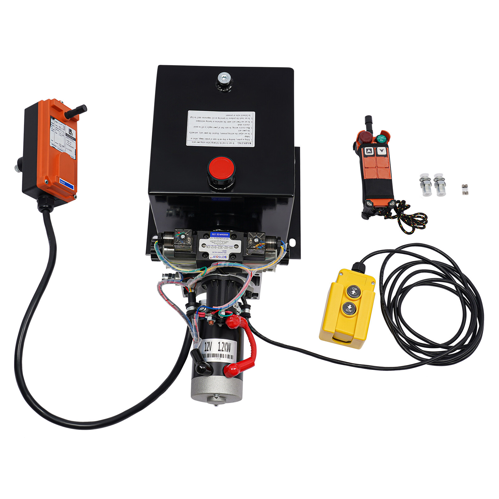 8QT Double Acting Hydraulic Pump with Wireless Remote Control – 12V DC