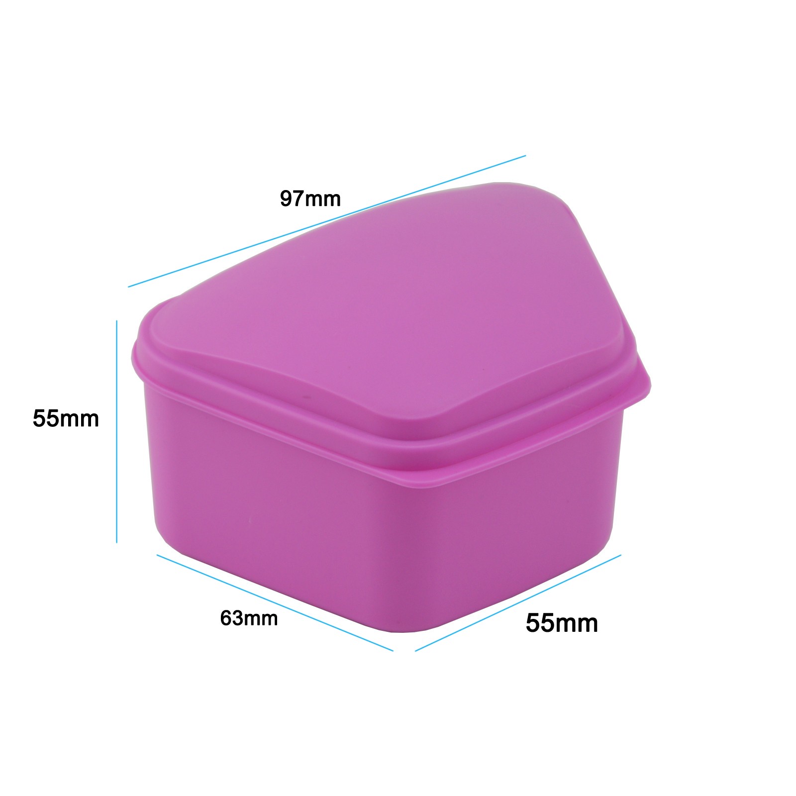 Dental Denture box case carrier assorted color Top Quality Money back guarantee