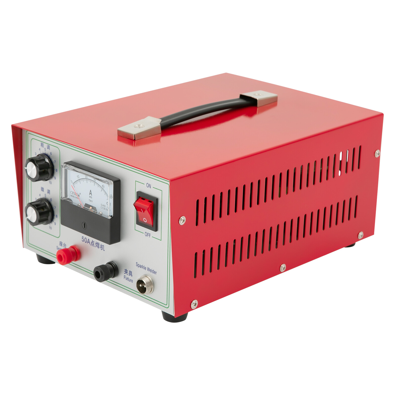 50A Countertop Jewelry Welding Machine Jewellery Spot Welder 500W 0.5-1.2mm
