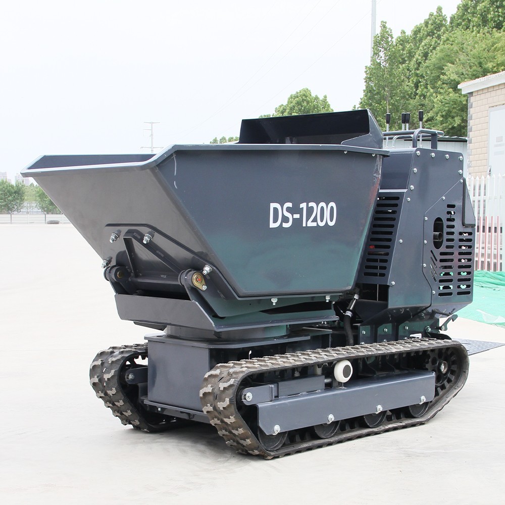 Mini Tracked Dumper 1200kg Load 13.5HP Briggs & Stratton Hydraulic Tipping