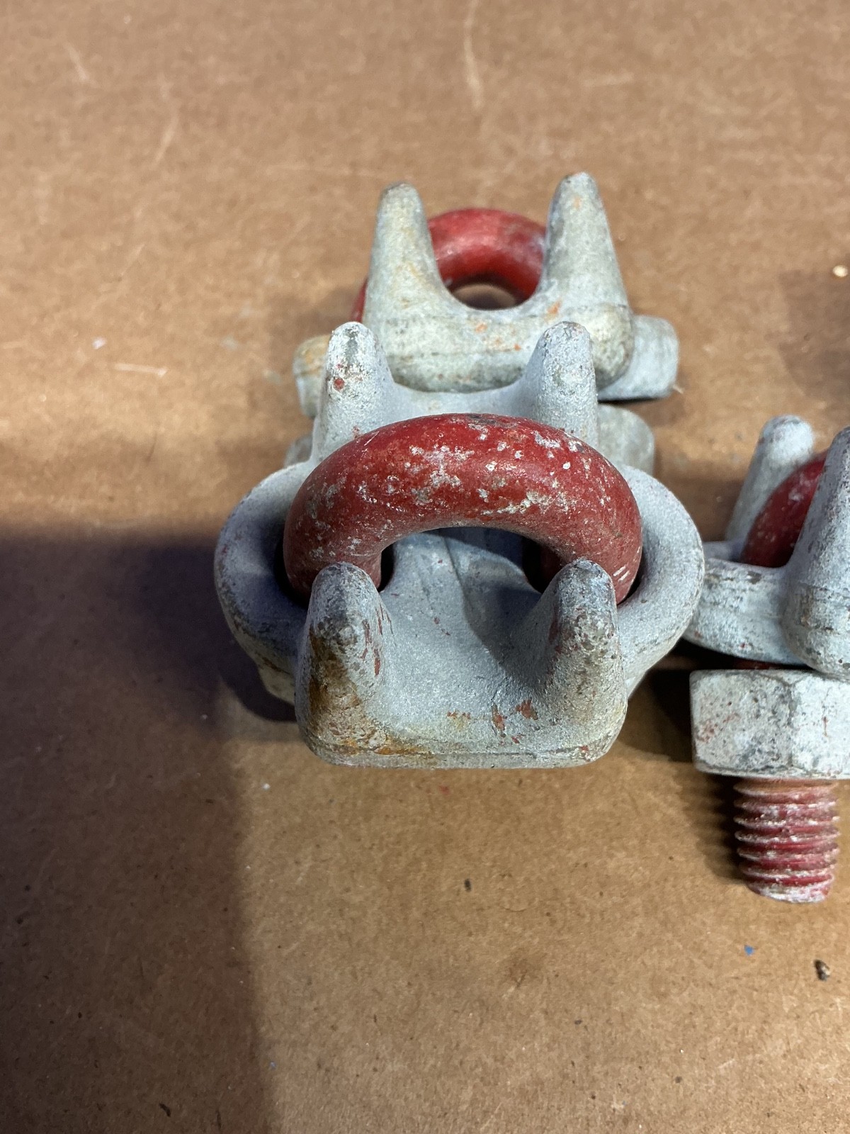 BRAND NEW CROSBY WIRE ROPE CABLE CLAMP CLIP 1/2″ LOT OF 4