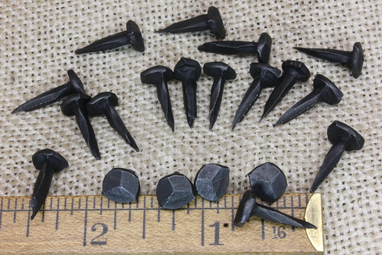 5/8″ Rosehead Nails Square Wrought Iron Tacks Vintage Rustic Decorative Look