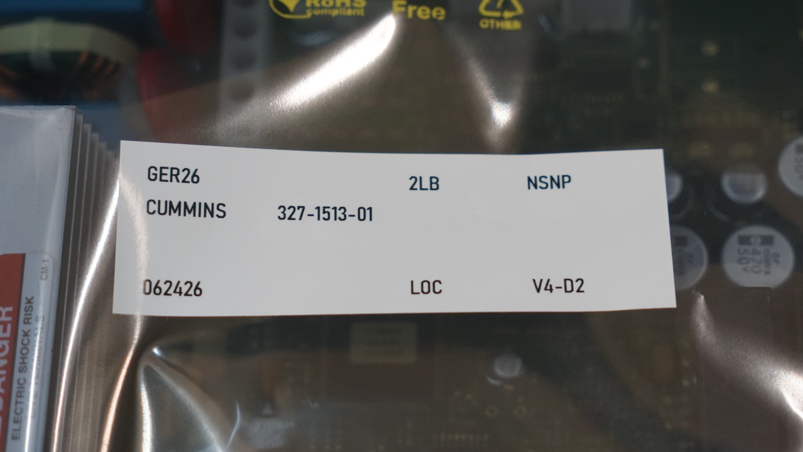 CUMMINS ONAN 327-1513-01 Controller PCB Assembly 327151301