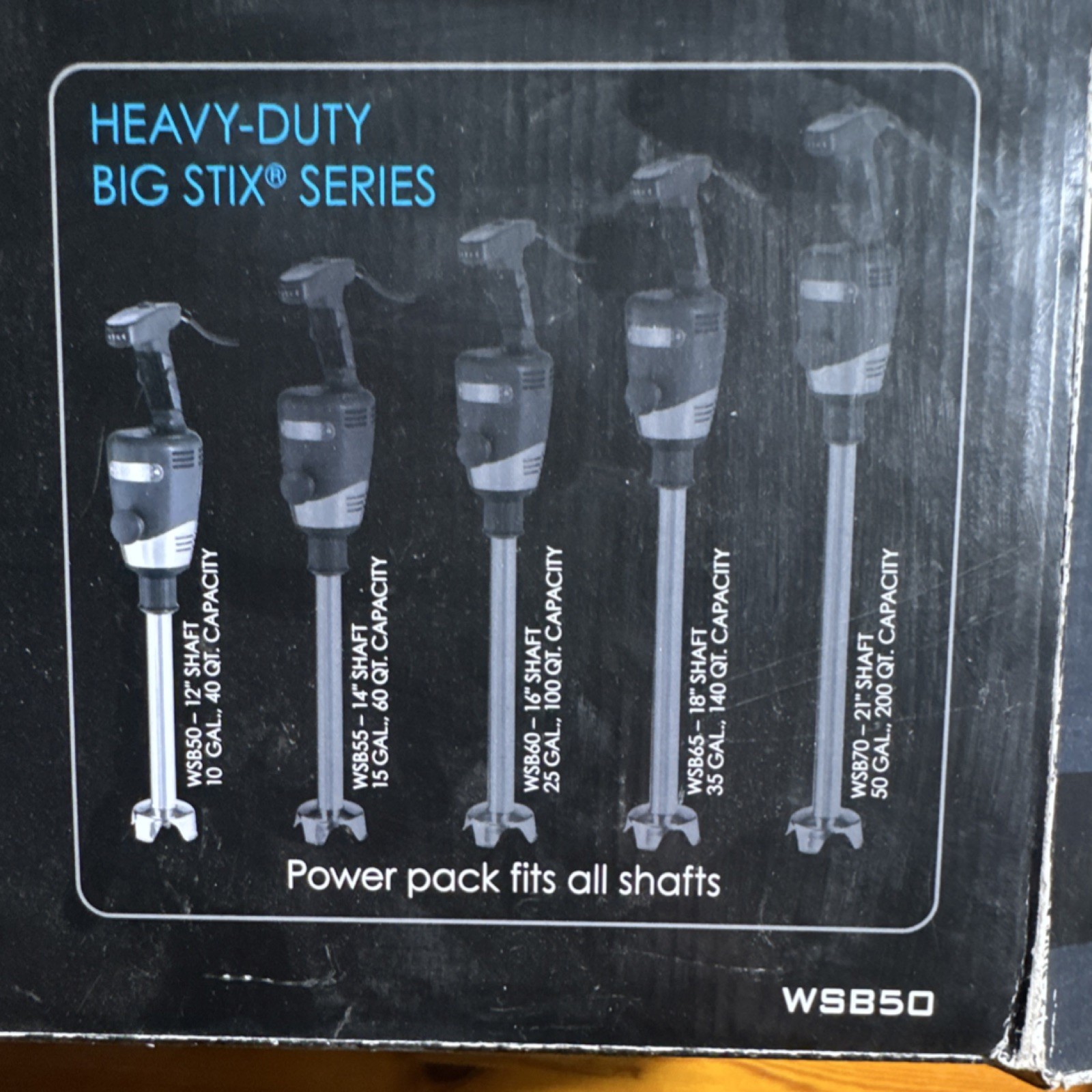 Please READ!!! Waring Commercial Immersion Blender WSB50 with 16” shaft.
