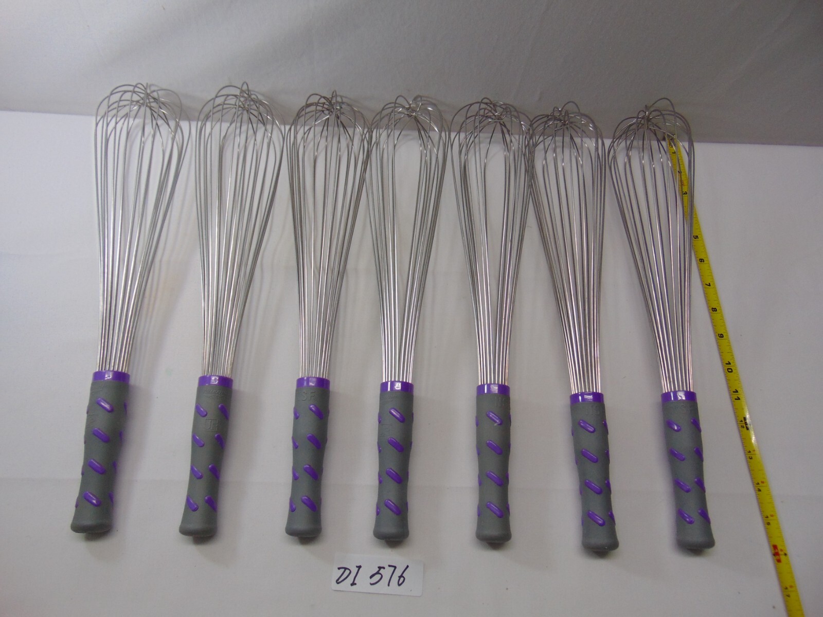 Vollrath 16″ French Whip Whisk Stainless Steel NSF Silver Large Lot of 7