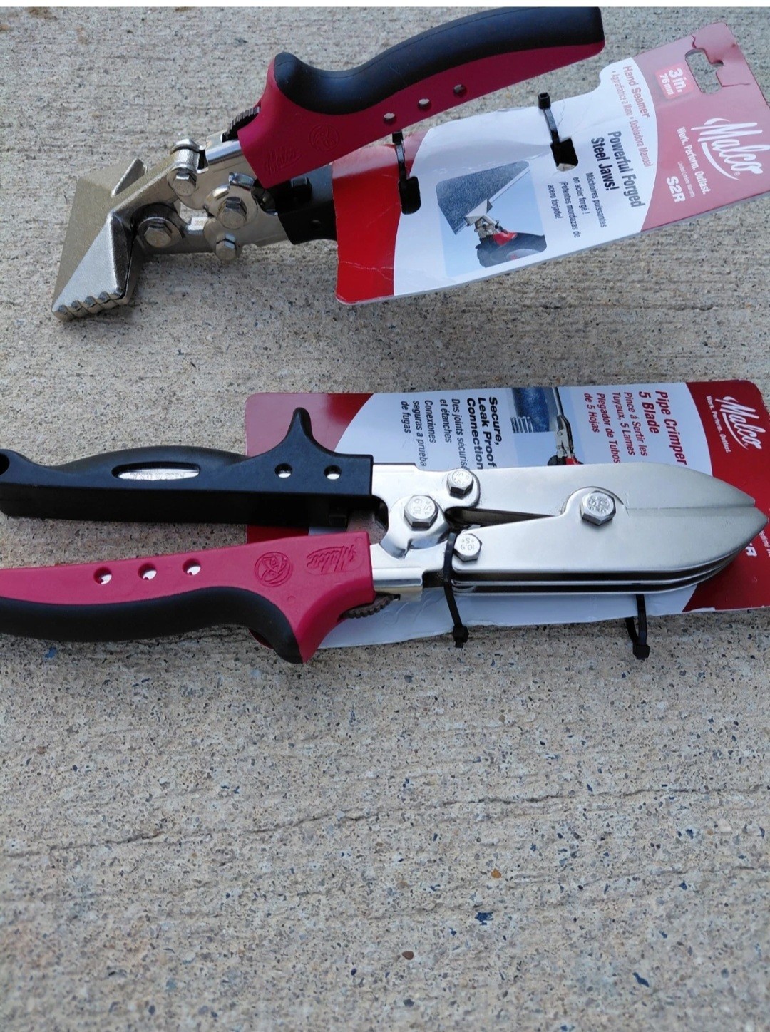 MALCO S2R Hand Seamer & Malco C5R Crimper-5 Blade, ..Forged Steel,.. NEW!