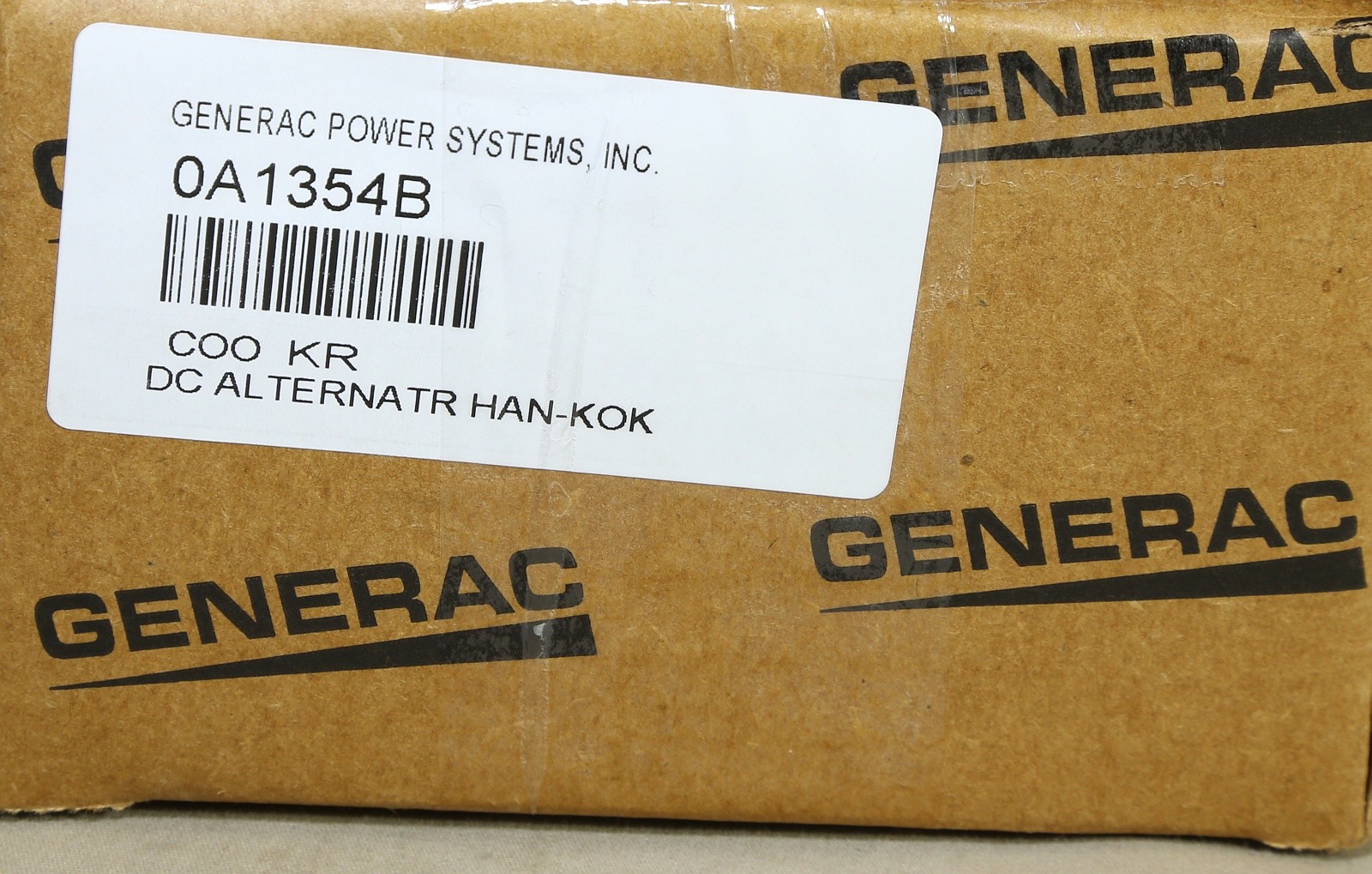 GENUINE Generac 0A1354B DC Alternator SAME DAY SHIPPING(SEE DETAILS)