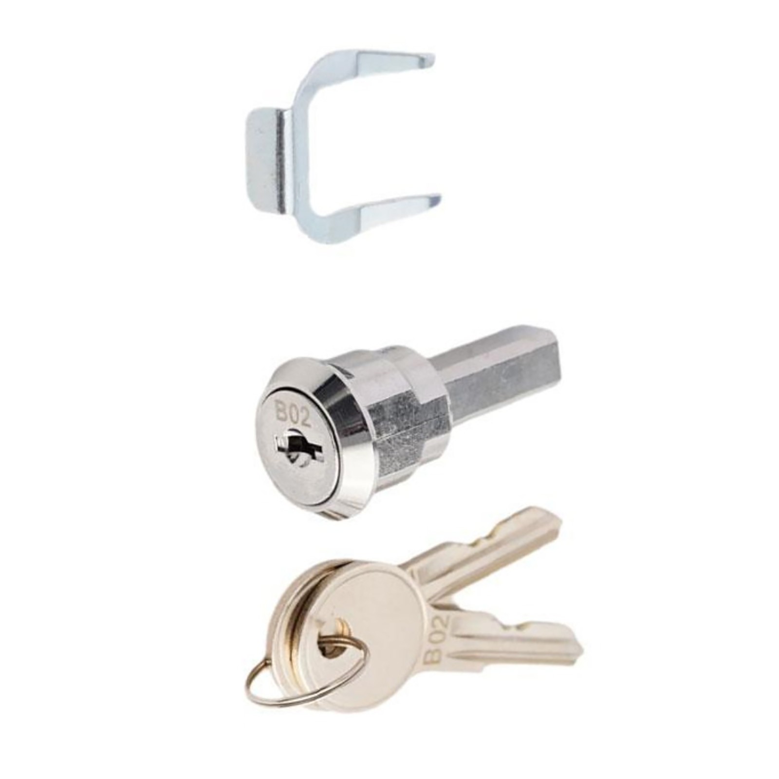 Silver Toolbox Lock For Cabinet Drawer, Universal Replacement Repair Part New