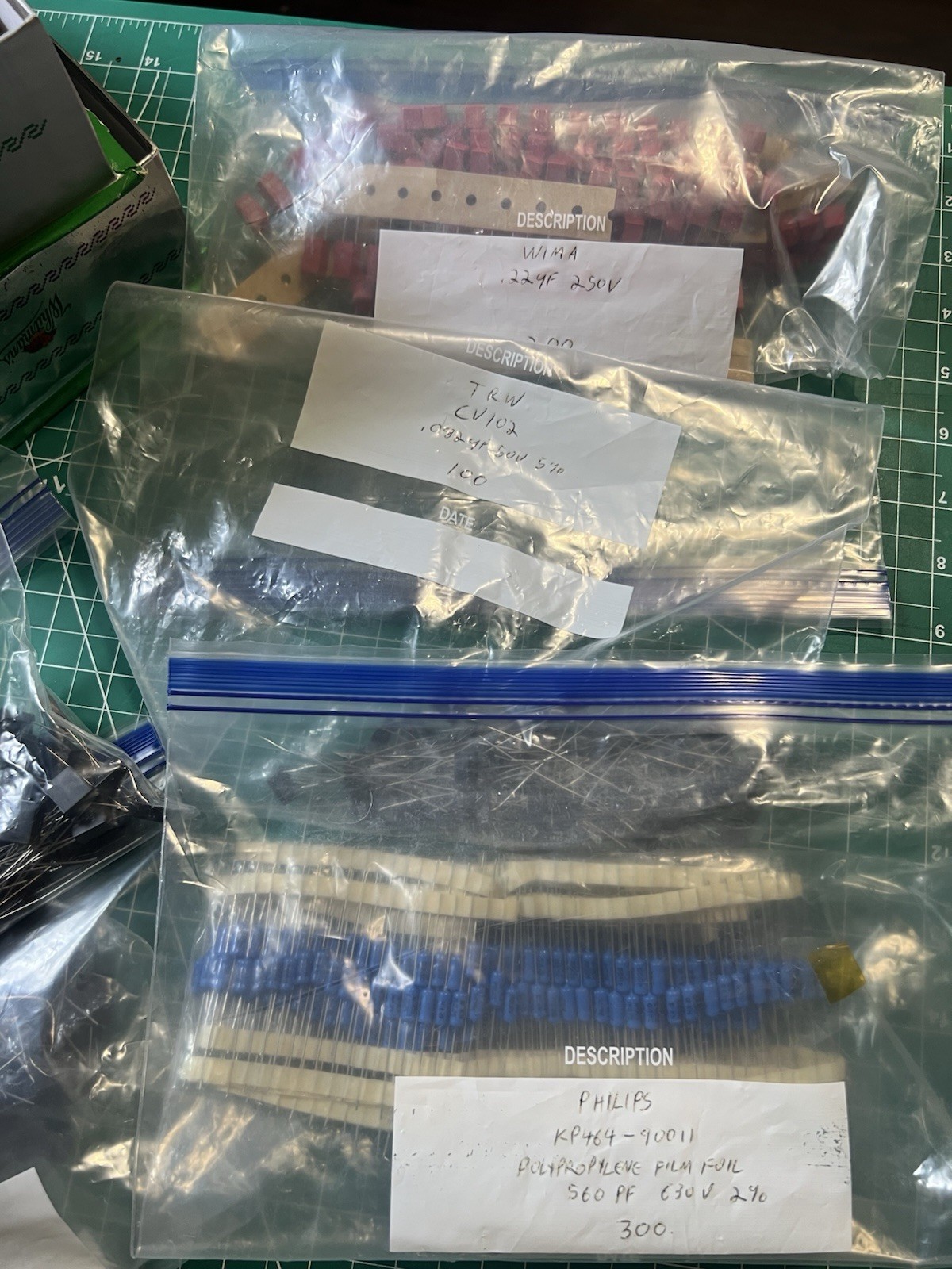 HUGE 11lb Lot Of Electronic Components NOS