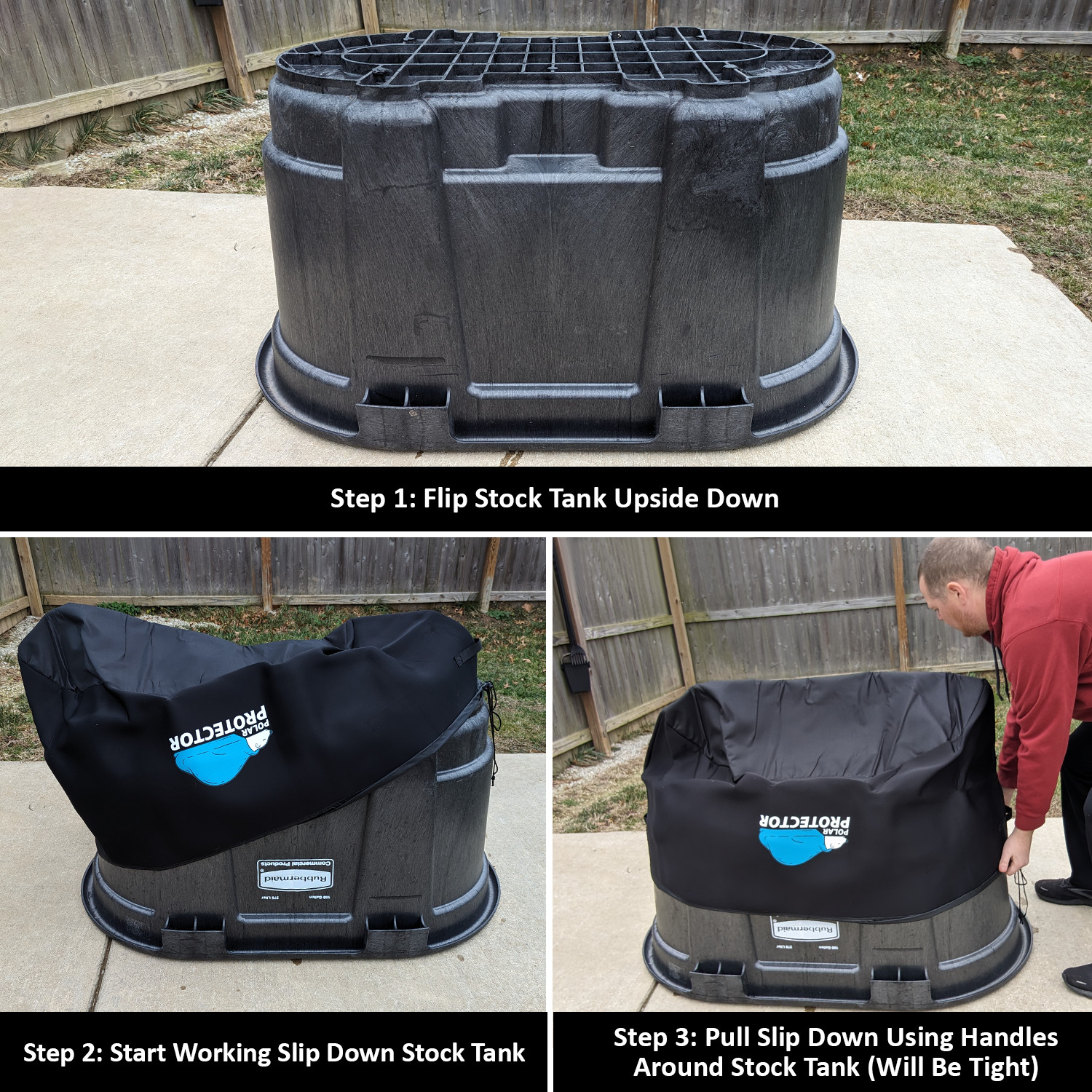 100 Gallon Oval Stock Tank Insulated 5mm Neoprene Slip Sleeve Ice Water Therapy
