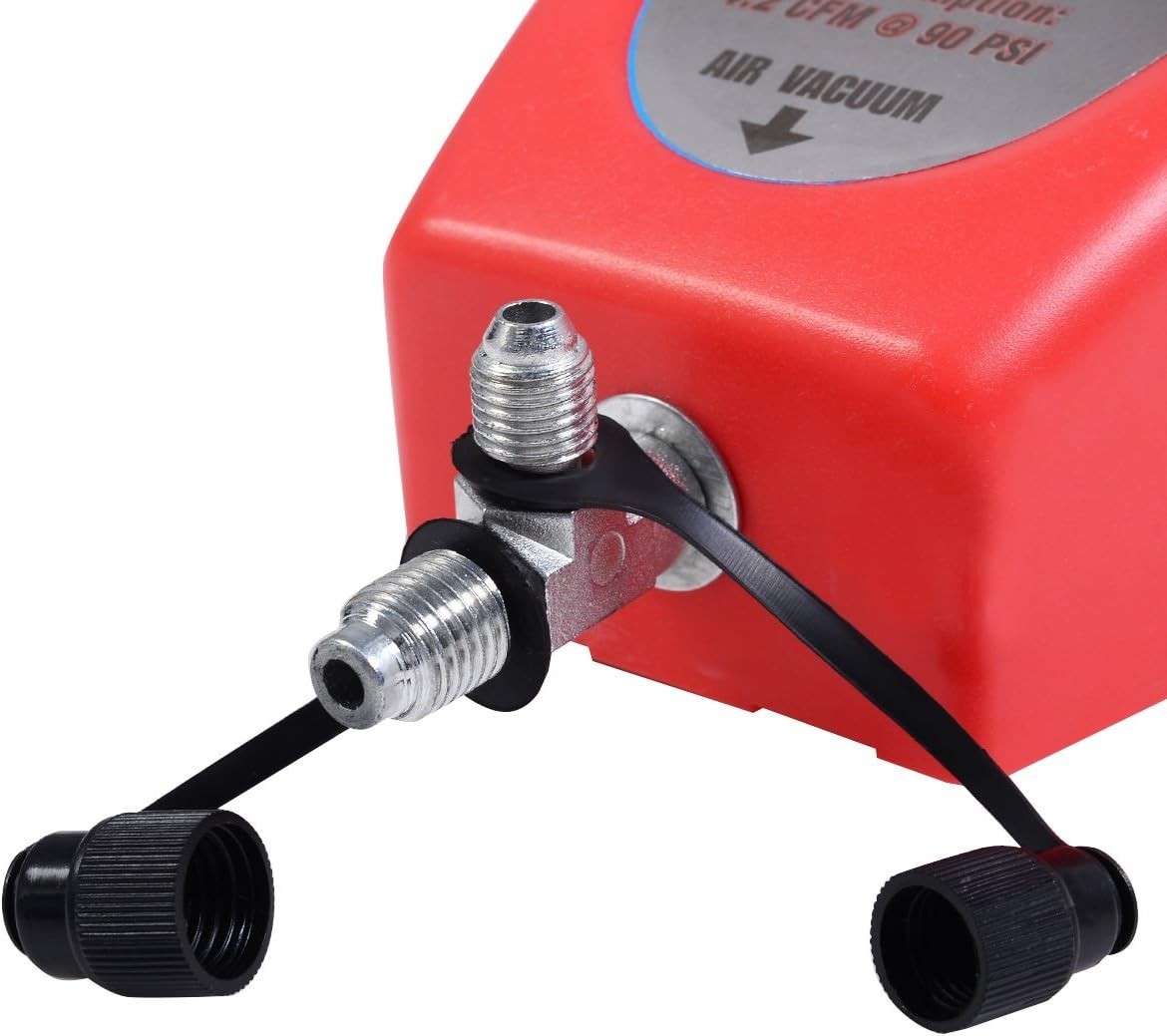 4.2 CFM Air Operated Vacuum Pump for Quick R134A & R12 Refrigerant Charging