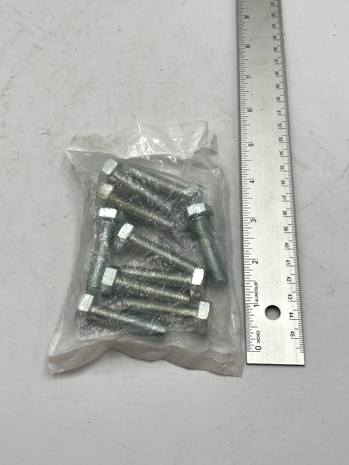 Hex Head Cap Screw: M10x1.5, 40.00 mm Length, Grade 10.9 Steel, Zinc (10 Pack)