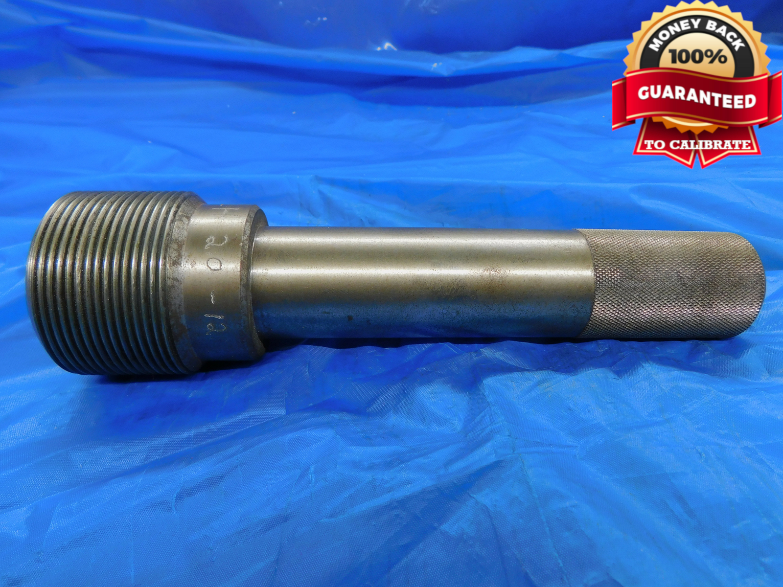 2″ 12 SHOP MADE LEFT HAND THREAD PLUG GAGE 2.0 L.H. 2.00 2.000 2.0000 CHECK