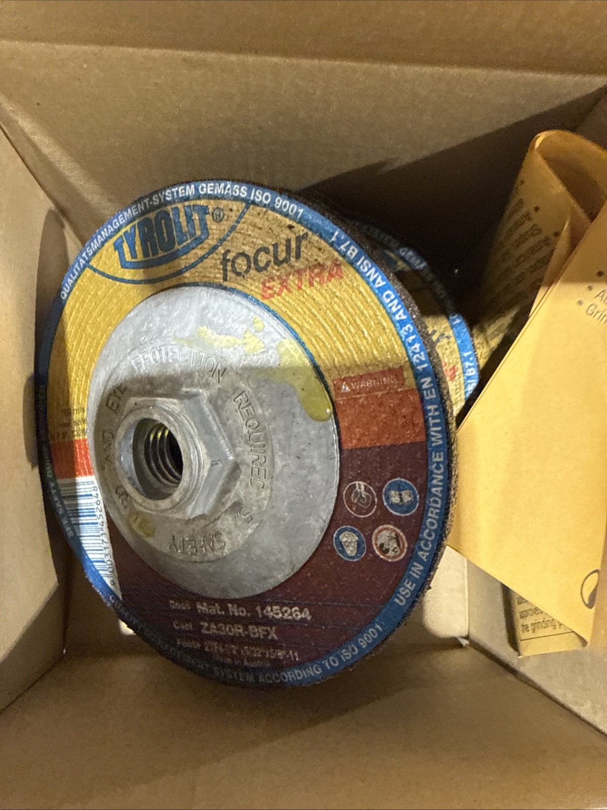 Tyrolit FA5027067 4.5 x 0.16 x 5/8-11 Grinding Discs Pack of 5 New In Box