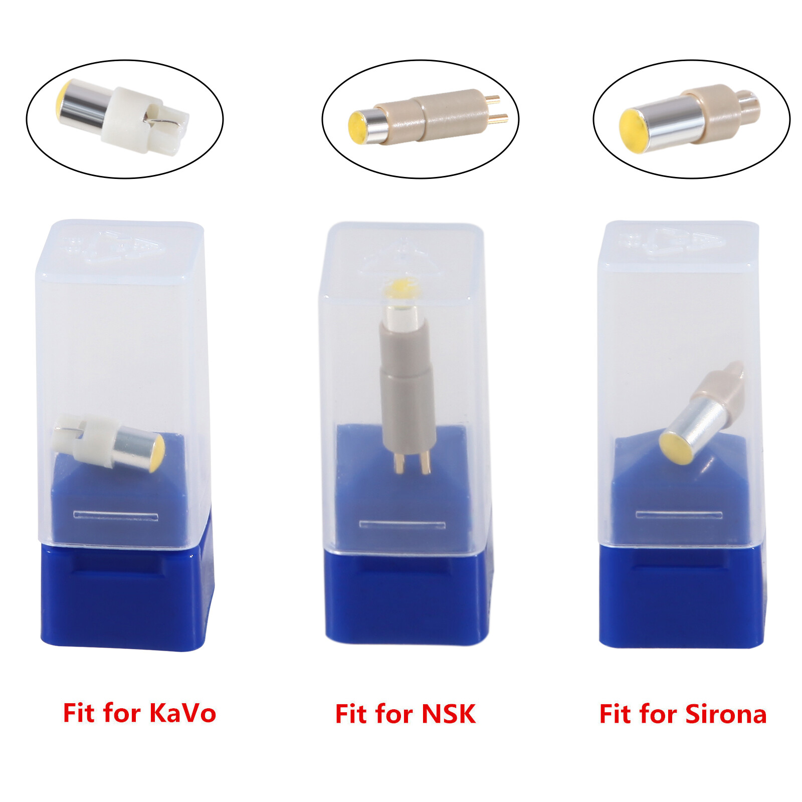 For KAVO/NSK/Sirona Coupler 6 H COXO Dental Fiber Optic Handpiece /Bulb LED po