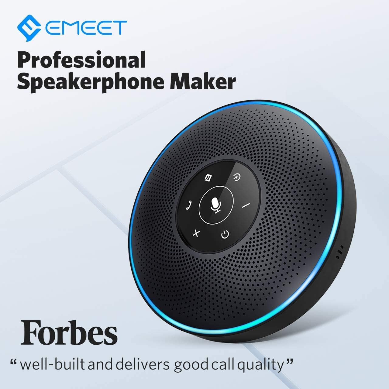 Bluetooth Speakerphone M2 Black Conference Speaker for 5-8 People Business Confe