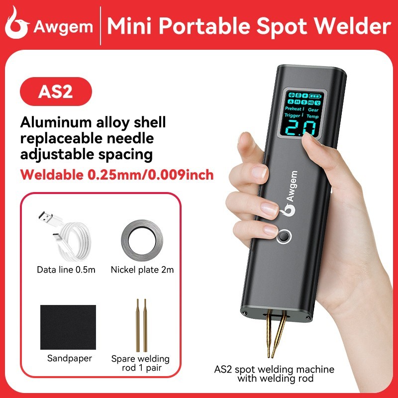 Spot Welder 90 Gears Portable 18650 Battery DIY Welding Machine for Battery Pack