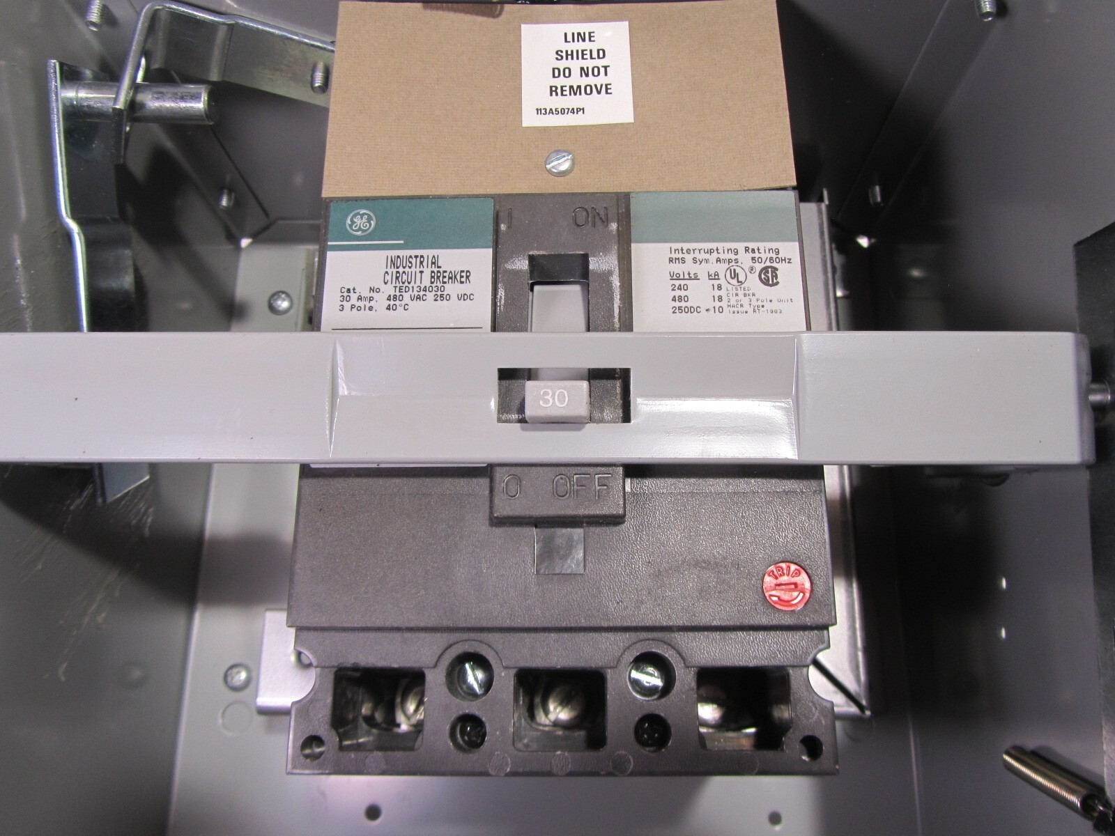 GE DH43ED4 Flex A Power Busway Plug 460 Volt 30 Amps 3 Phase Style 3