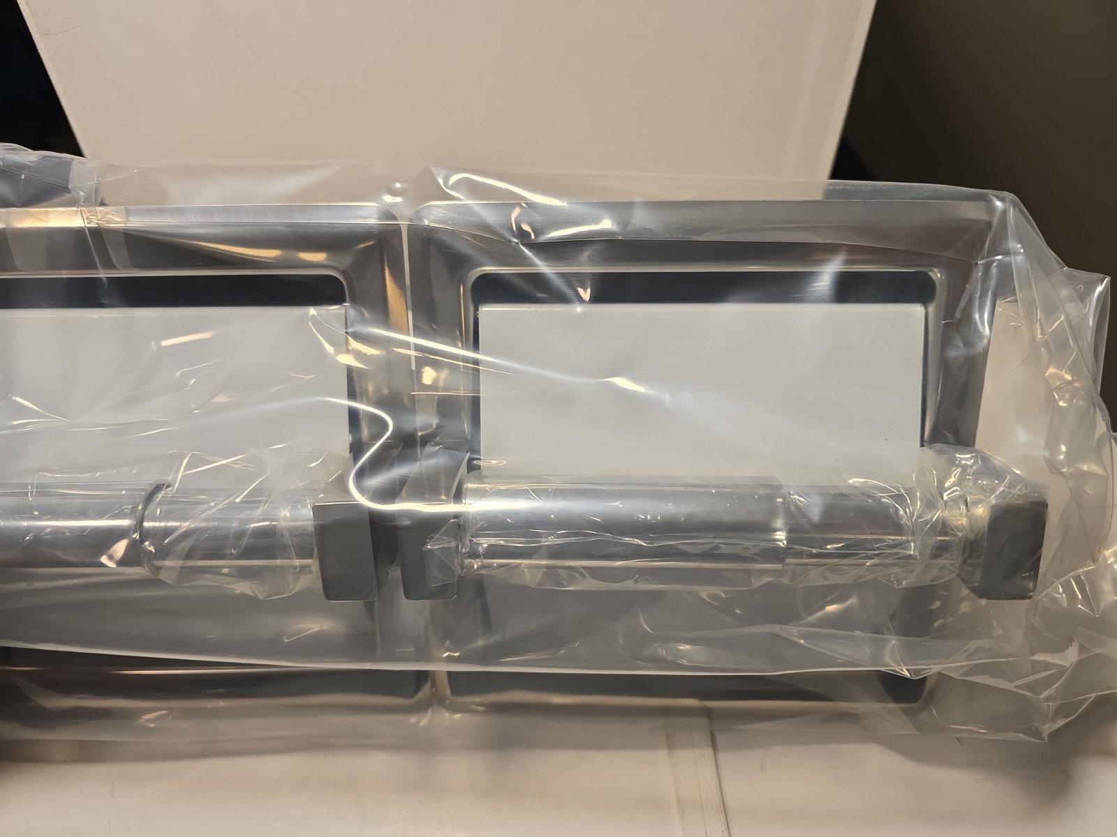 ASI 10-74022-HBD Bright Stainless Steel Double Toilet Paper Dispenser