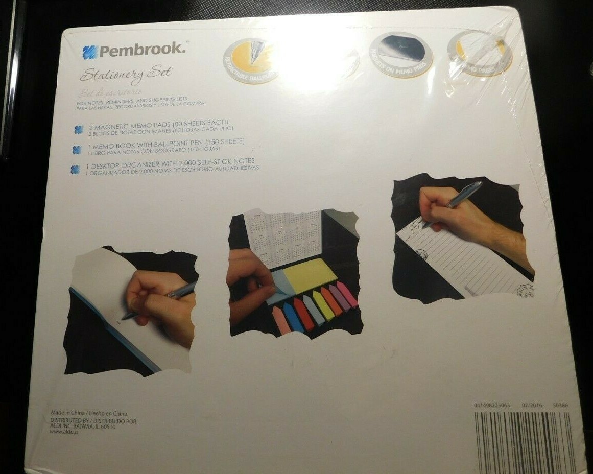 PEMBROOK STATIONERY SET! FF654DXX