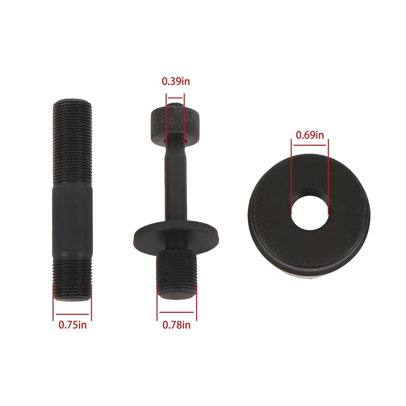 15T 1/2 Inch to 4 Inch Hydraulic Knockout Punch Driver Tool Kit with 10 Dies