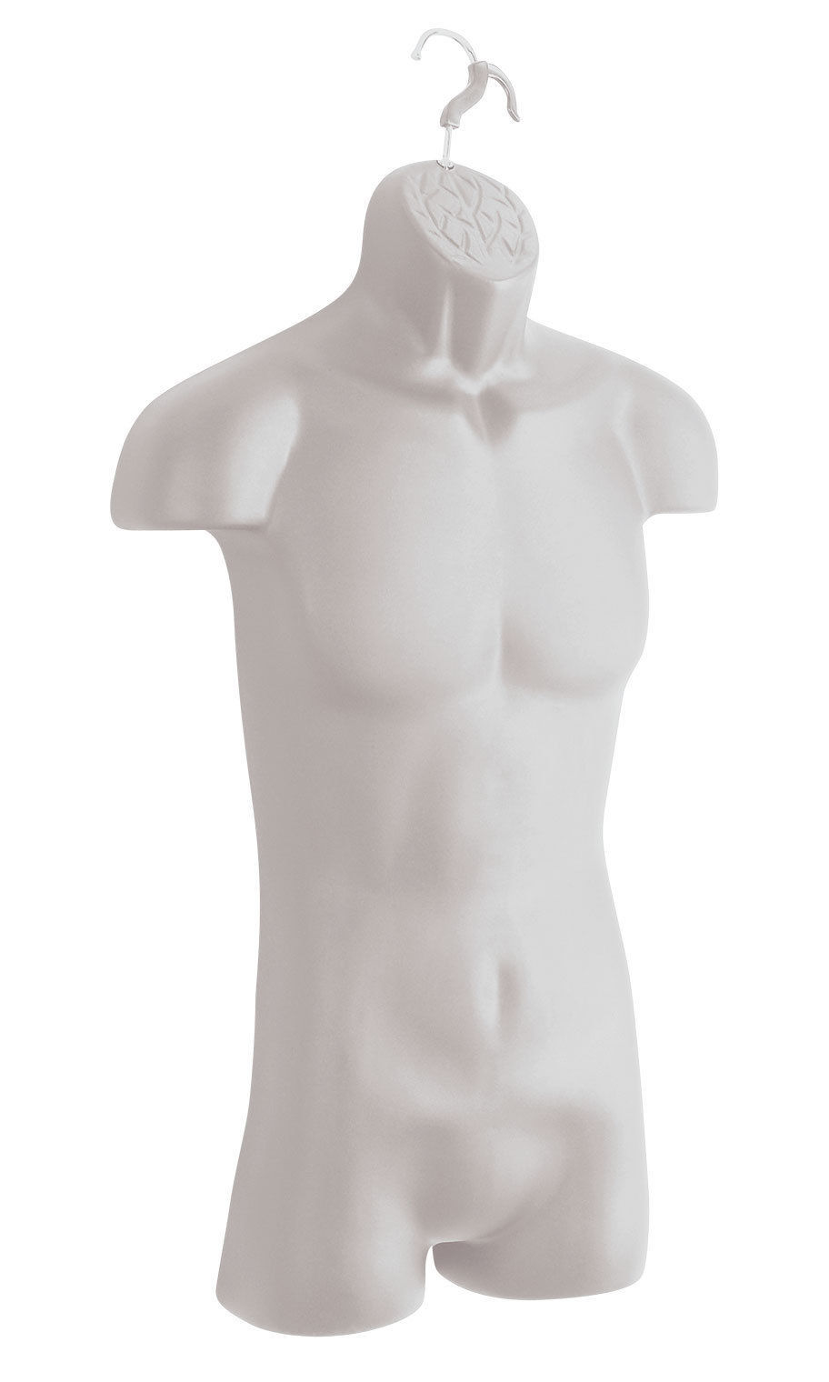 2 Clothing Display Torso Forms Fits S – L Hanging Male Female Mannequin Frosted