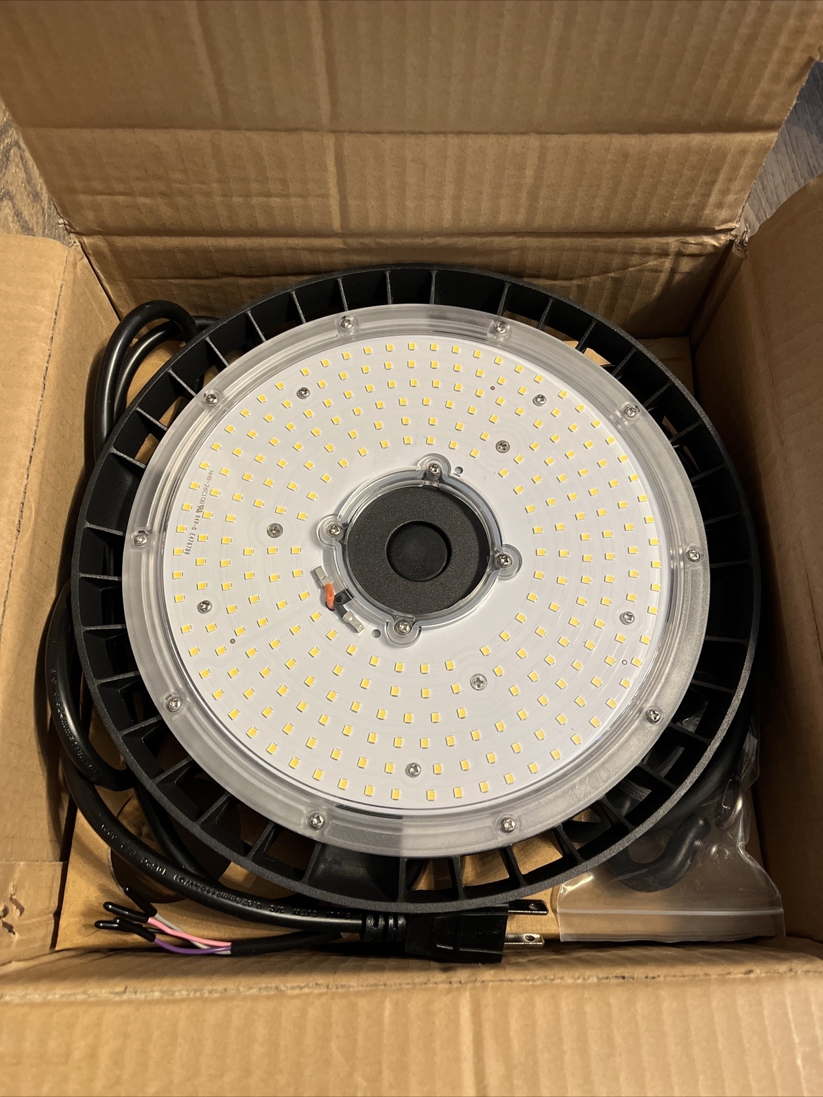 APKING LED UFO High Bay Light 150W, 22,500LM 5000K Dimmable NHB-26C10B, MSRP $60