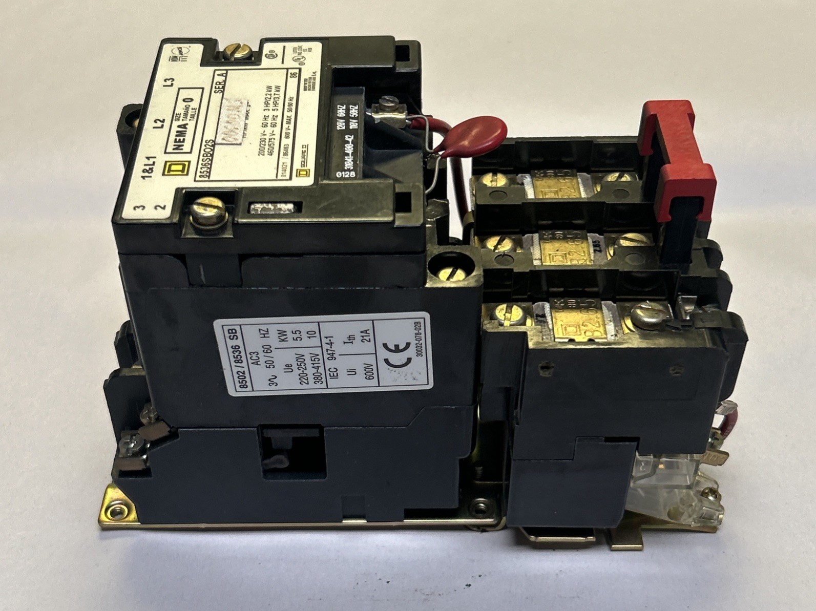 SQUARE D,8536SBO2S,STARTER SER A SIZE 0 110/120V COIL