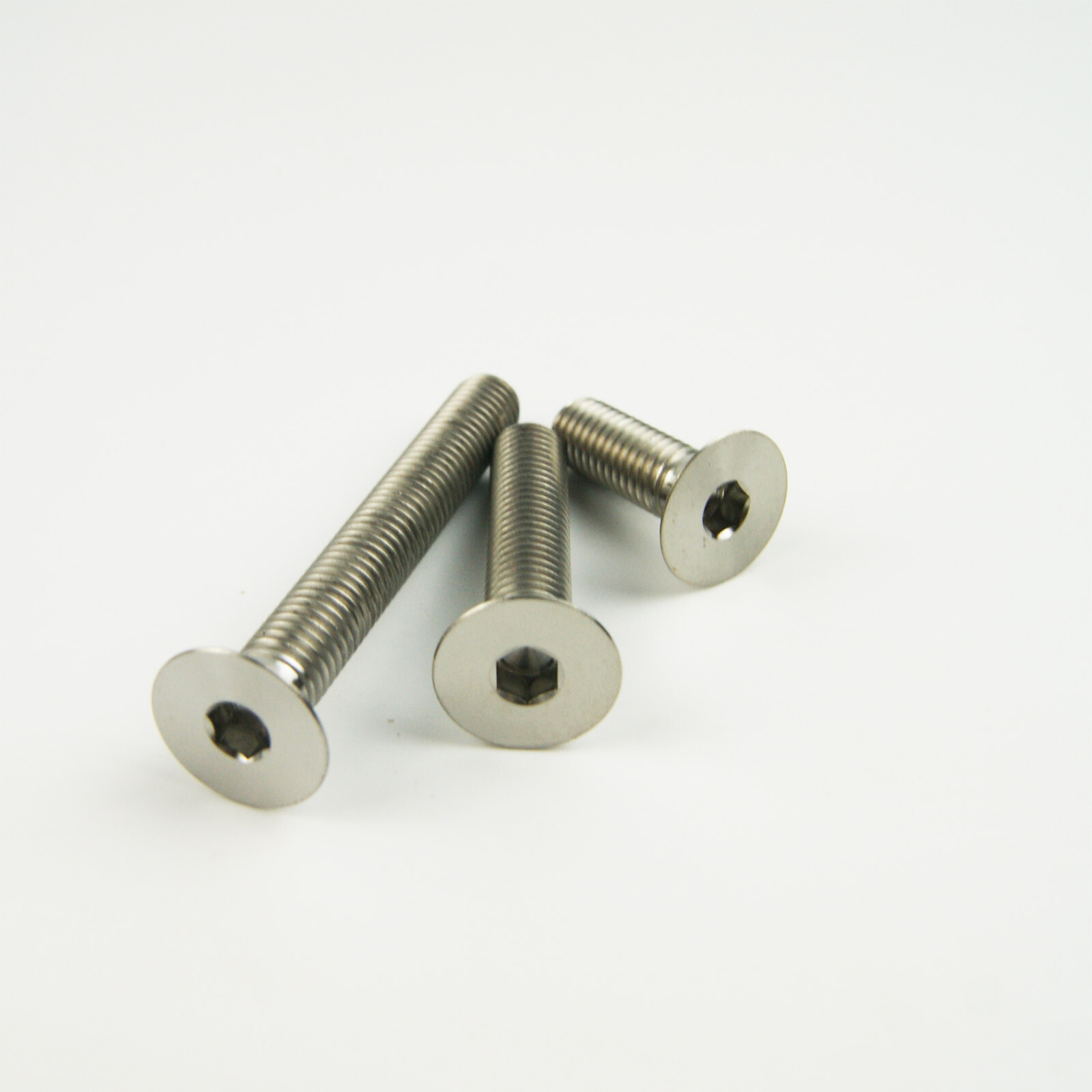 2pcs M5 M6 M8 Titanium DIN 7991 Countersunk Flat Pan Head Bolts Screws Fastener