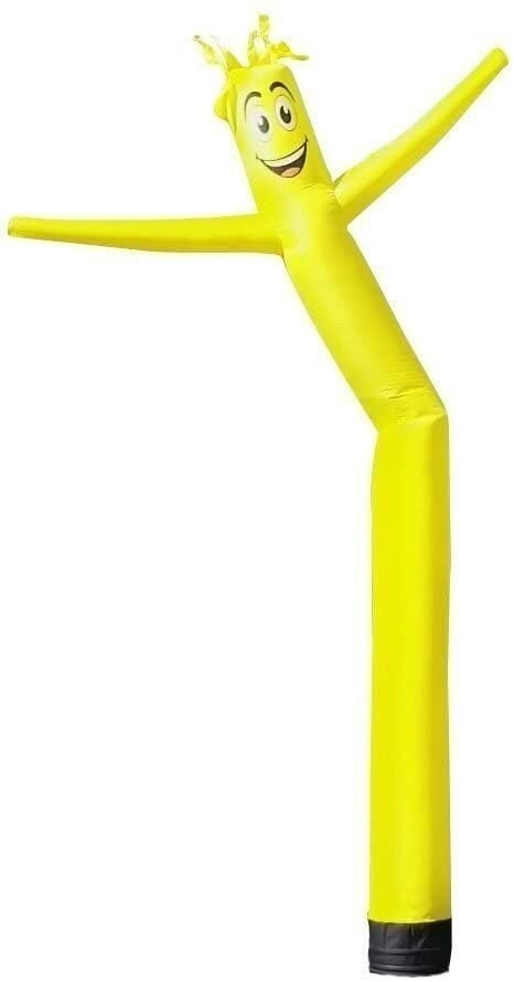 Light Blue 20ft Tall Inflatable Tube Man Air Powered Dancing Guy for Outdoors…